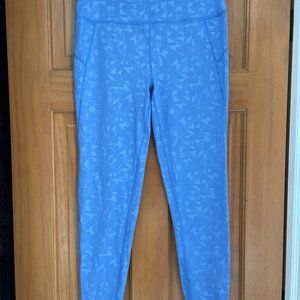 Sweaty Betty 7/8 All Day Emboss Bright Blue NWT Size Medium